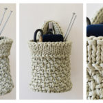 Perin Wall Basket Free Knitting Pattern