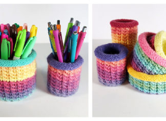 Pretty Pots Free Knitting Pattern