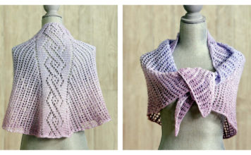 Solitaire Shawl Free Knit Pattern