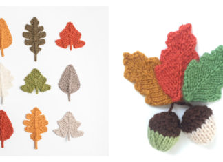 Fall Leaves Free Knitting Pattern