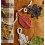 Leaf Garland Free Knitting Pattern