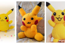 Pikachu Amigurumi Pokemon Doll Knitting Pattern