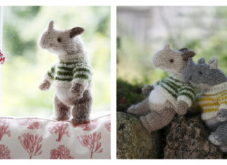 Rhino Free Knitting Pattern