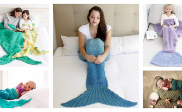 Mermaid Blanket Knitting Patterns