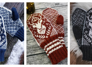 Patronus Mittens Free Knitting Pattern