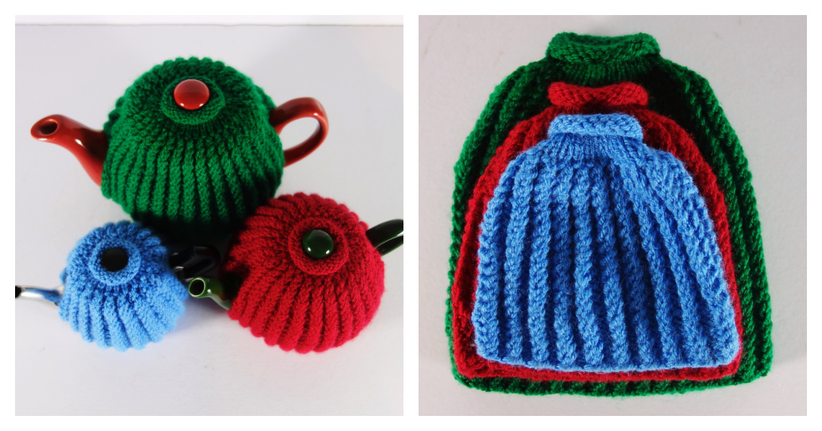 Twisted Tea Cosies Free Knitting Pattern