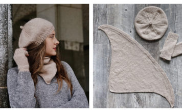 Anouk Accessories Set Free Knitting Pattern