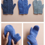 Arched Gusset Mittens Free Knitting Pattern