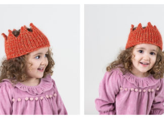 Crown Headband Free Knitting Pattern