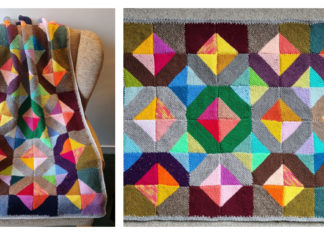 Easy C2C Squares Free Knitting Pattern