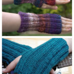 Easy Wristwarmers Free Knitting Pattern