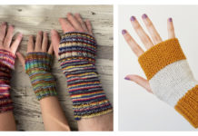Easy Wristwarmers Free Knitting Pattern