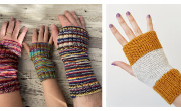 Easy Wristwarmers Free Knitting Pattern