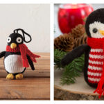 Holiday Penguin Free Knitting Pattern