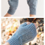 Nalu Fingerless Mitts Free Knitting Pattern