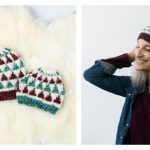 Tiny Triangles Hat Free Knitting Pattern