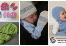 Baby Hat And Mitts Set Free Knitting Pattern