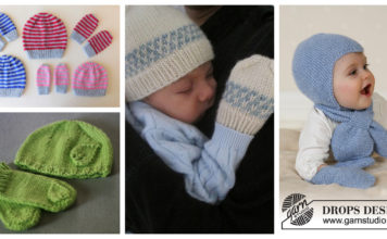 Baby Hat And Mitts Set Free Knitting Pattern