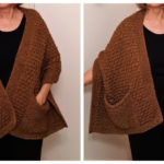 Harvest Pocket Wrap Free Knitting Pattern