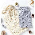 Large Eyelet Gift Bag Free Knitting Pattern