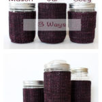 Mason Jar Cozy 3 Ways Free Knitting Pattern