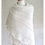 More Simple Lines Shawl Free Knitting Pattern