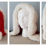 Mrs. Claus’s Red Bonnet Free Knitting Pattern