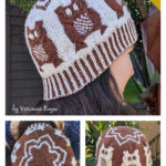 Parliament of Owlets Hat Free Knitting Pattern