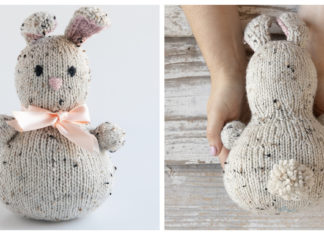 Roly-Poly Bunny Free Knitting Pattern