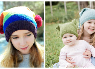 Square Hat Knitting Patterns