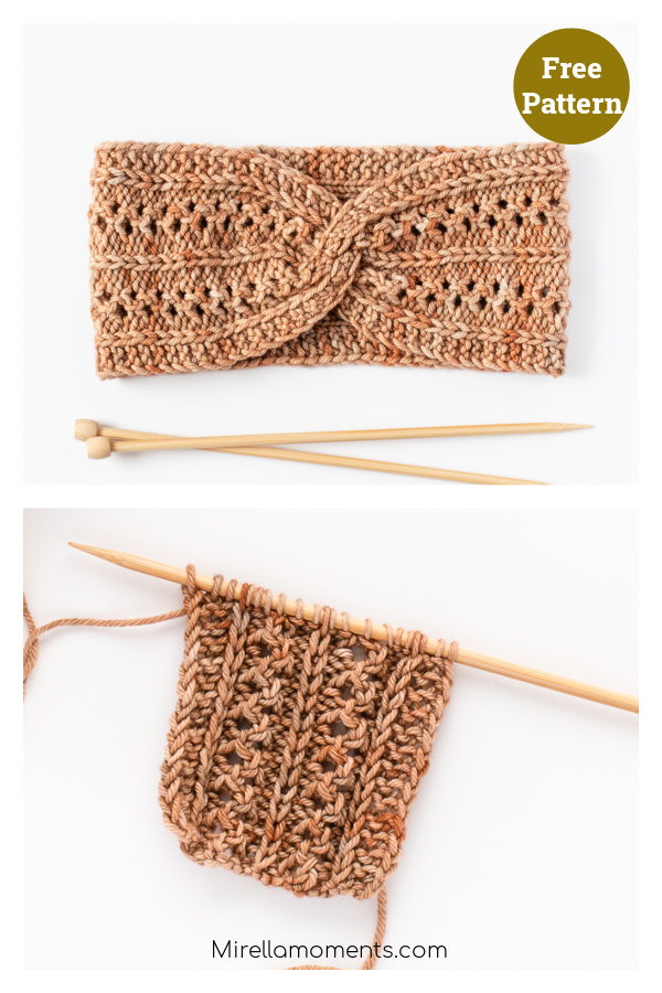 The Amber Headband Free Knitting Pattern