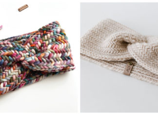 The Amina Earwarmer Free Knitting Pattern