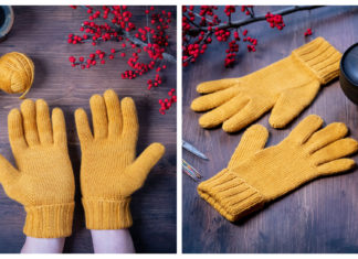 The Perfect Basic Gloves Free Knitting Pattern