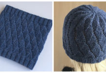 Waves of Hope Cowl and Hat Free Knitting Pattern