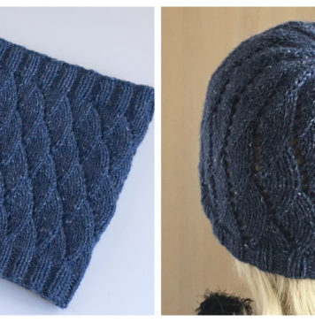Waves of Hope Cowl and Hat Free Knitting Pattern
