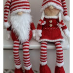 Crimble Gnome Shelf Sitters Knitting Pattern