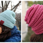 Easy Beanie Free Knitting Pattern