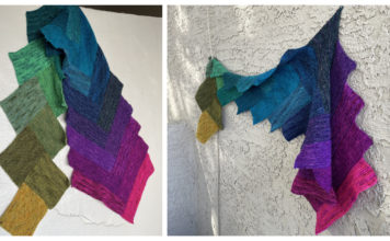 Log Rhythms Scarf Free Knitting Pattern