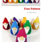 Rainbow Gnomes Free Knitting Pattern