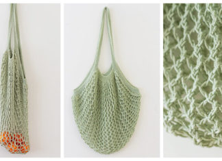 The Market Bag Free Knitting Pattern and Video Tutorial