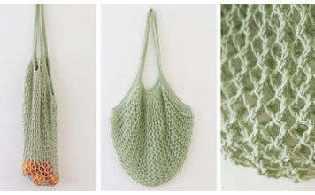 The Market Bag Free Knitting Pattern and Video Tutorial