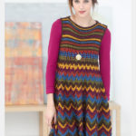 Zig Zag Dress Free Knitting Pattern