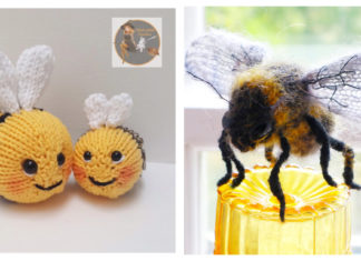 Bee Knitting Patterns