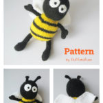 Bumble the Bee Toy Knitting Pattern