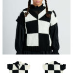 Check Vest Free Knitting Pattern