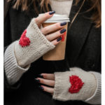 Heart Story Mittens Free Knitting Pattern