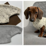 Seamless Dog Sweater Free Knitting Pattern and Video Tutorial