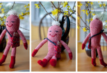 Valentine Mail Monster Free Knitting Pattern