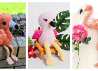 10+ Amigurumi Flamingo Knitting Patterns