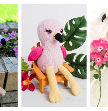 10+ Amigurumi Flamingo Knitting Patterns